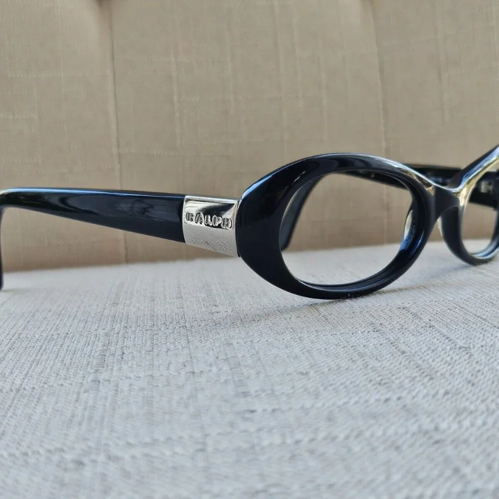 Ralph Lauren Ladies Glasses Frame Black Tone Eyeglasses 52[]18 135 RA5003 - Picture 2 of 11